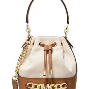 Michael Kors Tan and Cream Shoulder Bag
